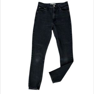 Abercrombie the skinny high rise jeans in black size 24